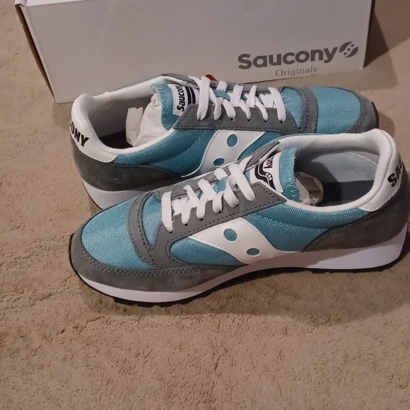 Saucony Jazz 81 Blue and Gray Sneakers - Picture 5 of 6